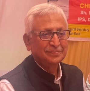Bharat Bhushan Kaul - General Secretary & Trustee Hoprayas