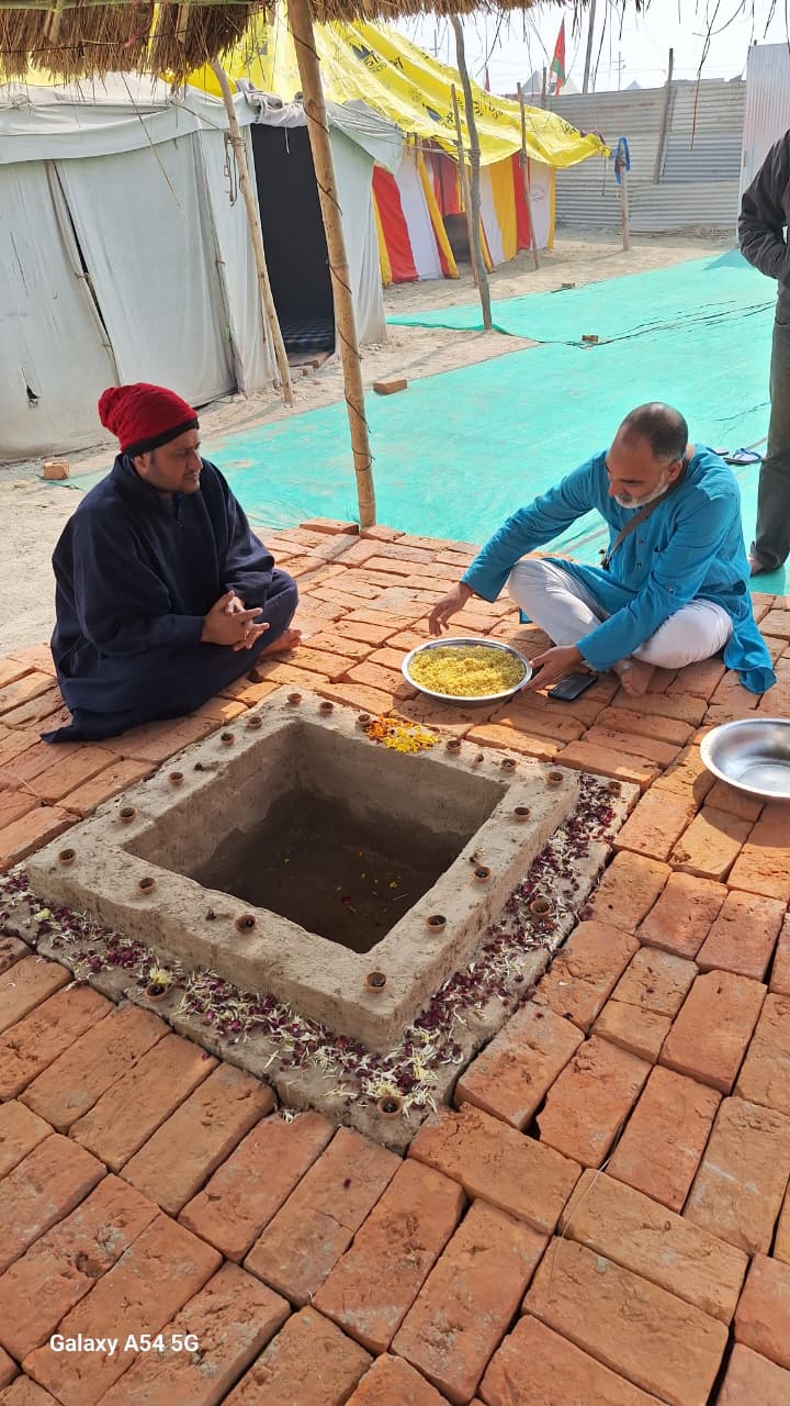 kp shivir mahakumb 2025 hawan